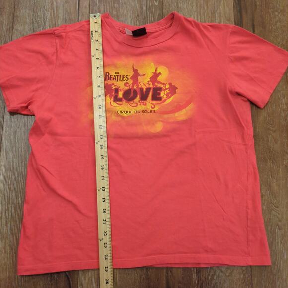 VTG The Beatles Adult Large Shirt Cirque Du Soleil Hippie Boho Hey Jude Lennon - Picture 4 of 6